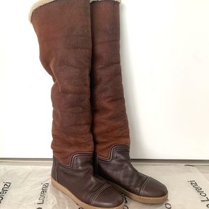Gianmarco Lorenzi shearling boots